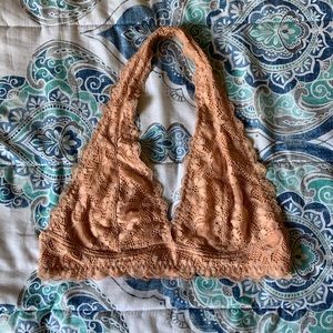 Charlotte Russe: salmon halter bralette